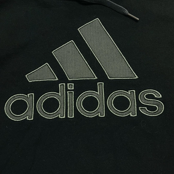 Adidas Mens AY9398 Essentials Pullover Hoodie  Sweatshirt Black Size S - Picture 5 of 7
